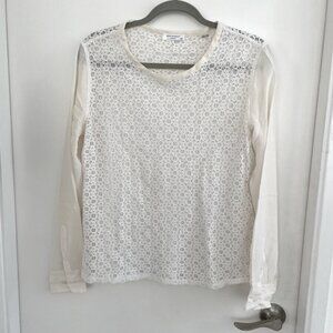 Ivory Lace French Equipment Shirt